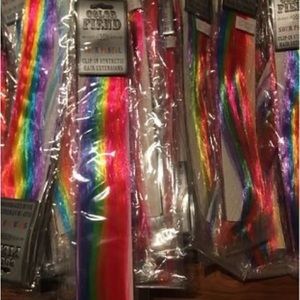 Colorful clip on hair extensions selling it by the box 180 packs per box